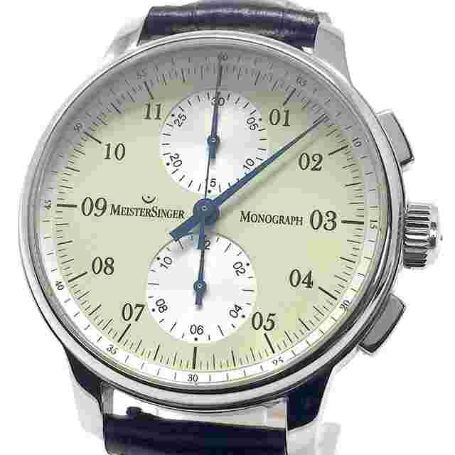 Meistersinger (like new & unworn) 43mm MONOGRAPH Automatic Chronograph MM103 QQQI