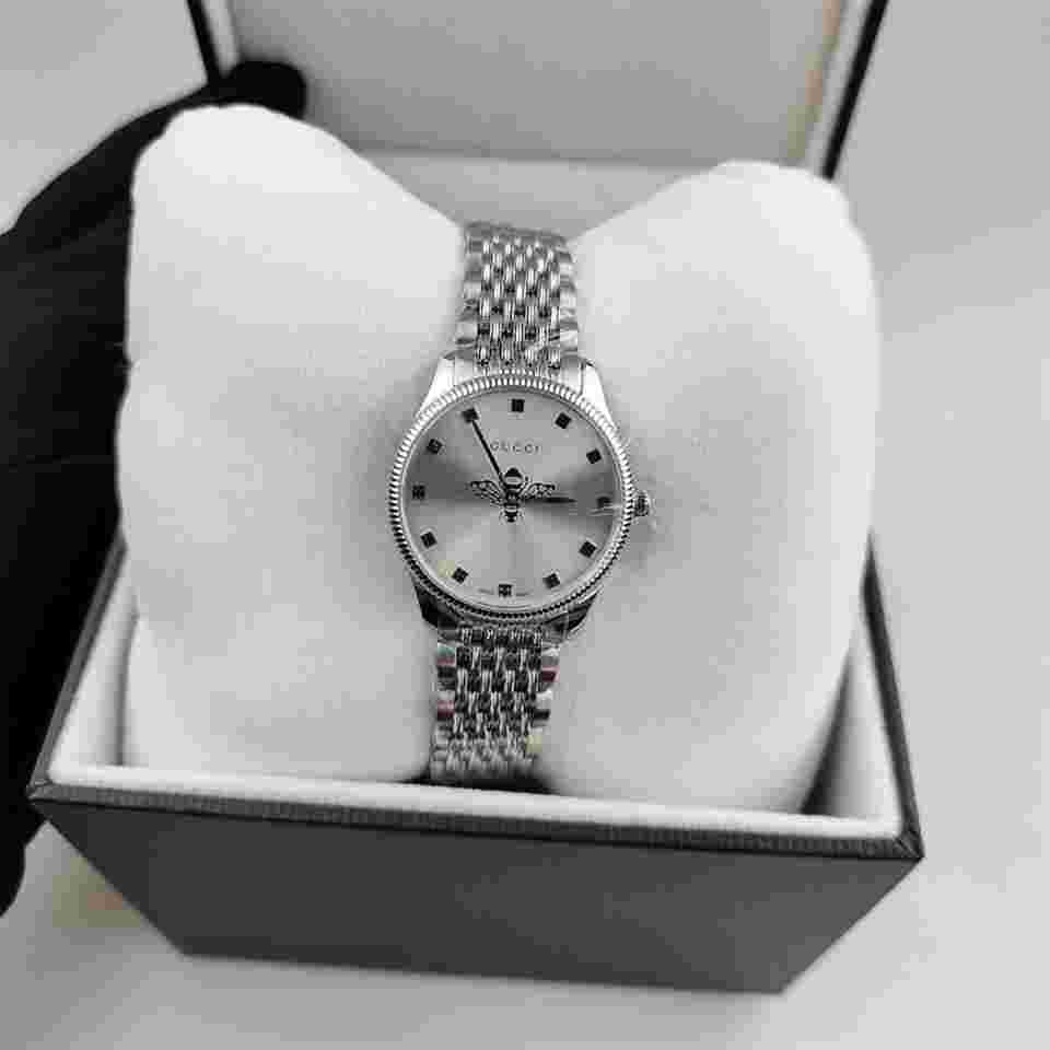 Gucci G-Timeless analog quartz Stainless Steel strap women watch YA1265019 (H)