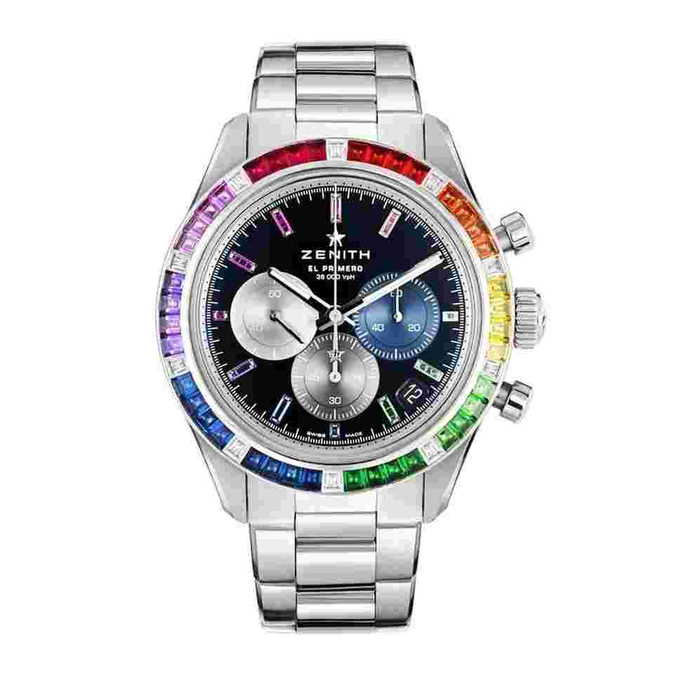 Zenith Chronomaster Sport 45.3104.3600 18K White Gold Black Dial 41 mm