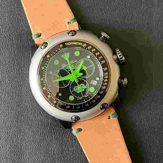 Glam Rock RACETRACK Cronometro Ronda Swiss Made con Data