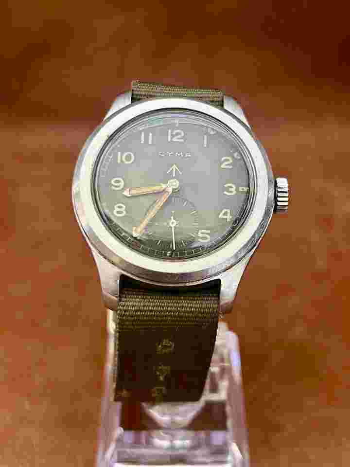 Cyma Dirty Dozen WWW Military Watch Tropical Dial