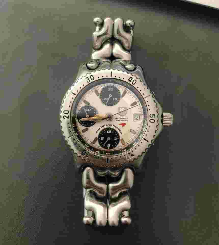 TAG Heuer SEL CG2113 West McLaren Mercedes Chronograph F1 7750 S/EL Sport Elegance Automatic Formula 1 One Formel Eins CG2113