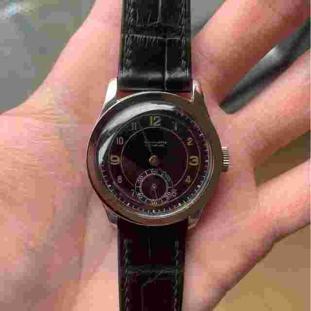Movado Calatrava-style Borgel case small seconds