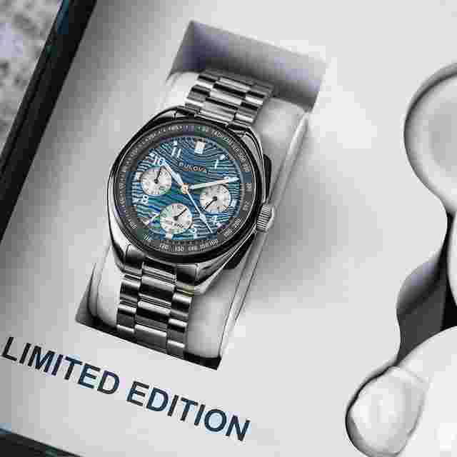 Bulova Lunar Pilot BUDII 150th Timascus Chronograph 98A329 Sapphire Crystal 98A329 Lunar Pilot BUDII 150th Timascus