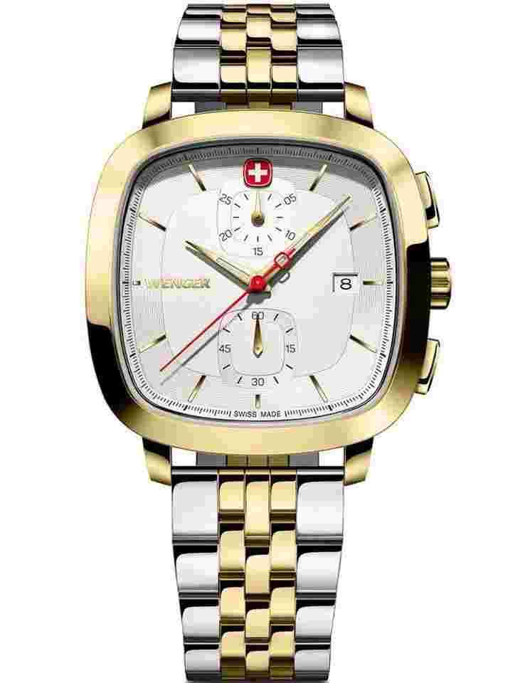 Wenger 01.1933.107 Herrenuhr Vintage Classic Chronograph 40mm 5ATM