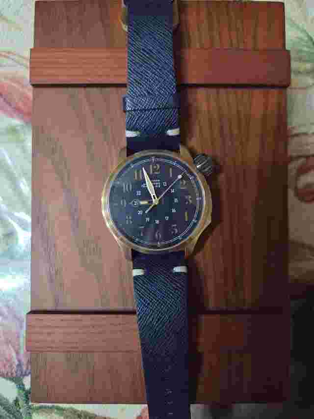Terra Cielo Mare Aviatore Mkii Pelican Mk-ii Orologio Terra Cielo Mare Uomo Tazzoli in Bronzo TC8065BPV3P