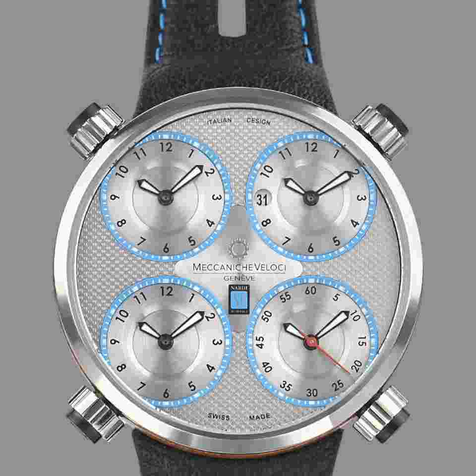 Meccaniche Veloci Quattro Valvole W10NV1NE | Limited | Date | Titanium | 49mm | Box&Papers
