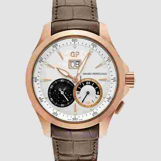 Girard Perregaux Traveller Automatic Silver Dial Men's Watch