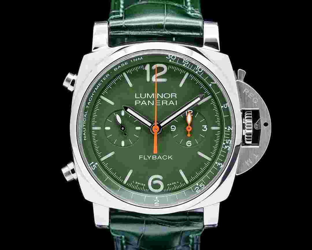Panerai Luminor Marina Automatic PAM01296 Luminor Chrono Flyback Verde Militare SS Green Dial
