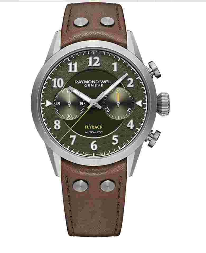 Raymond Weil Freelancer Pilot Flyback Freelancer Full Set Brand New