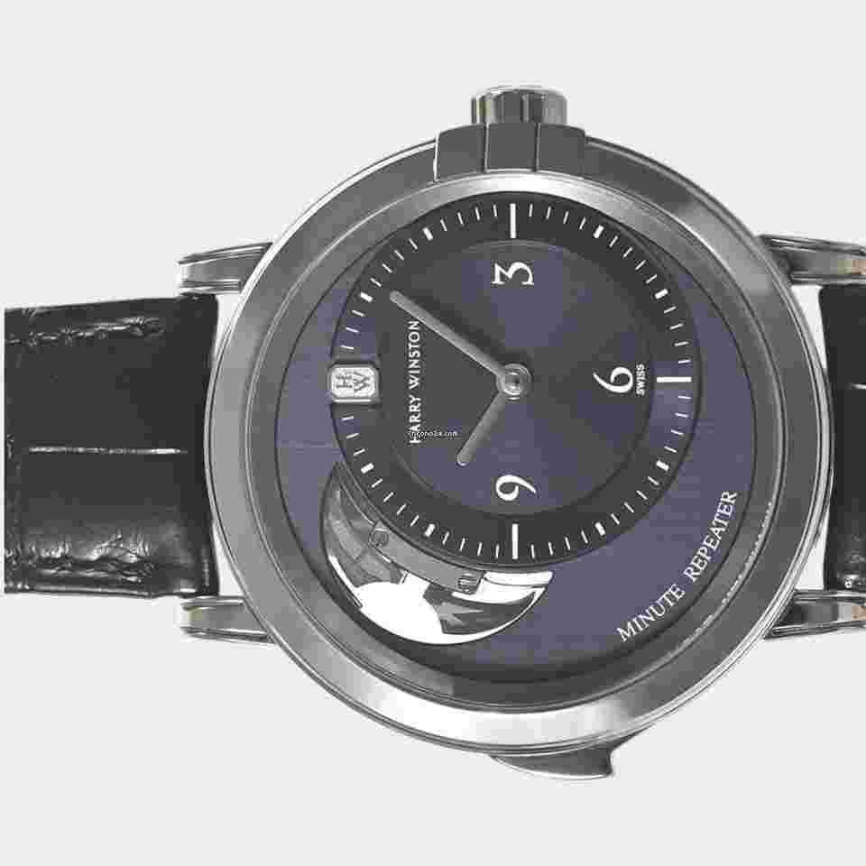 Harry Winston Midnight Limited / White gold / 42 mm / Box&Papers / 450/MMMR42W