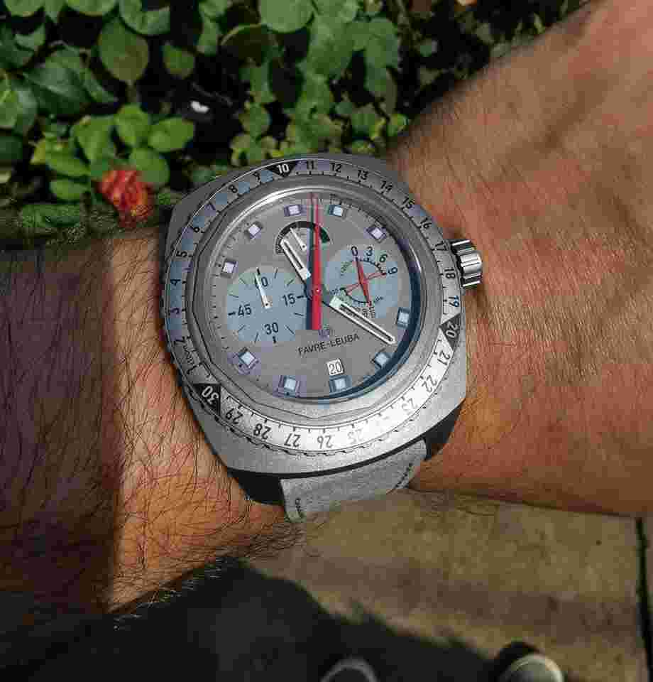 Favre-Leuba Bivouac 9000 Mechanical barometer+altimeter rare complication full set