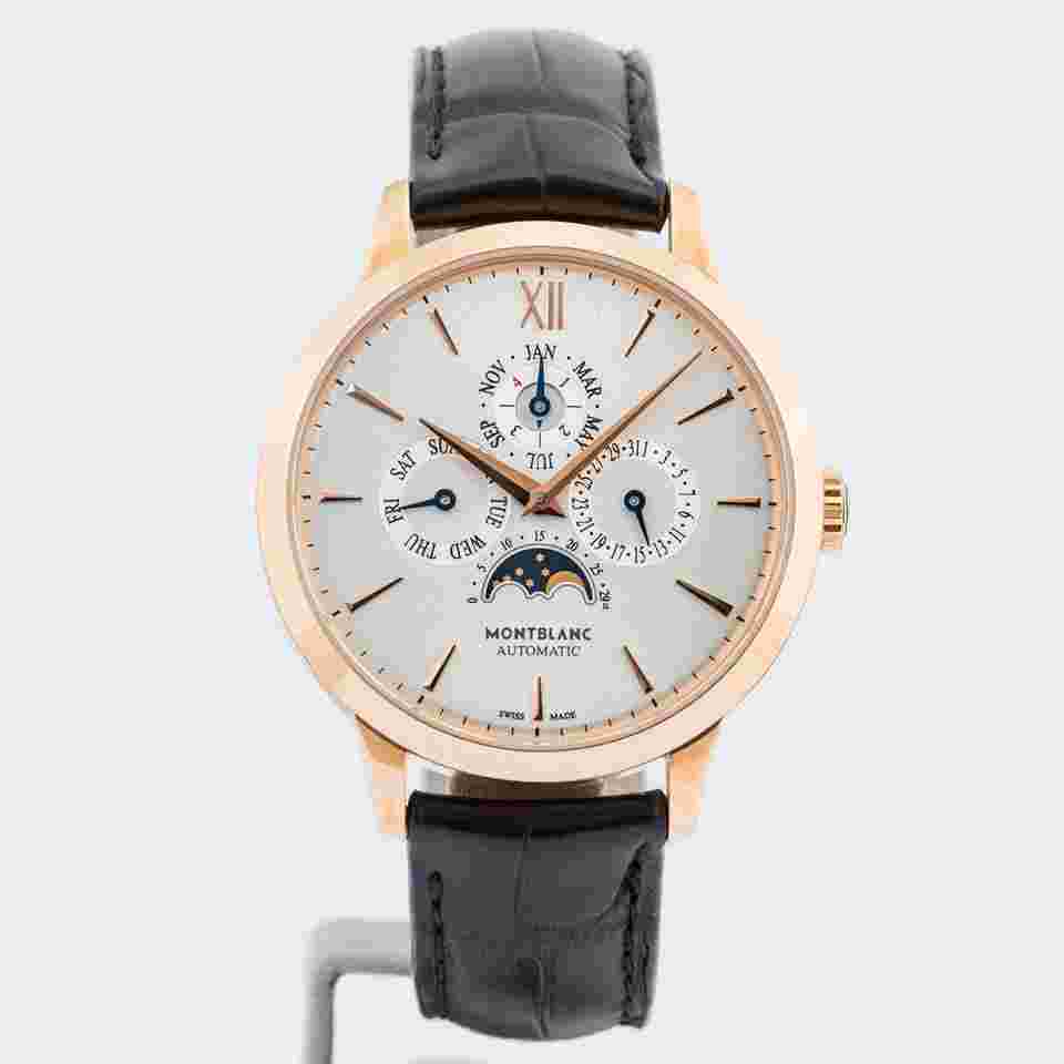Montblanc Heritage Spirit Perpetual Calendar Moon Phase Rose Gold 39mm (110714) FULL SET Box & Papers 2023