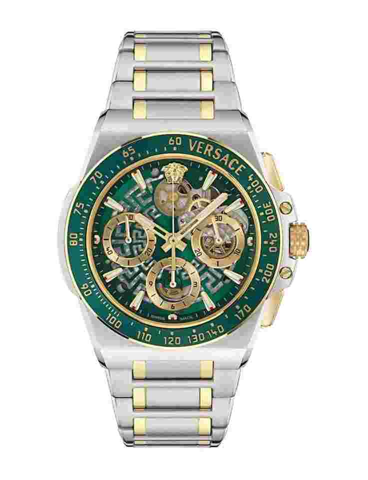 Versace limited edition greca extreme chrono skeleton 43 mm automatic watch vrscve0y00125