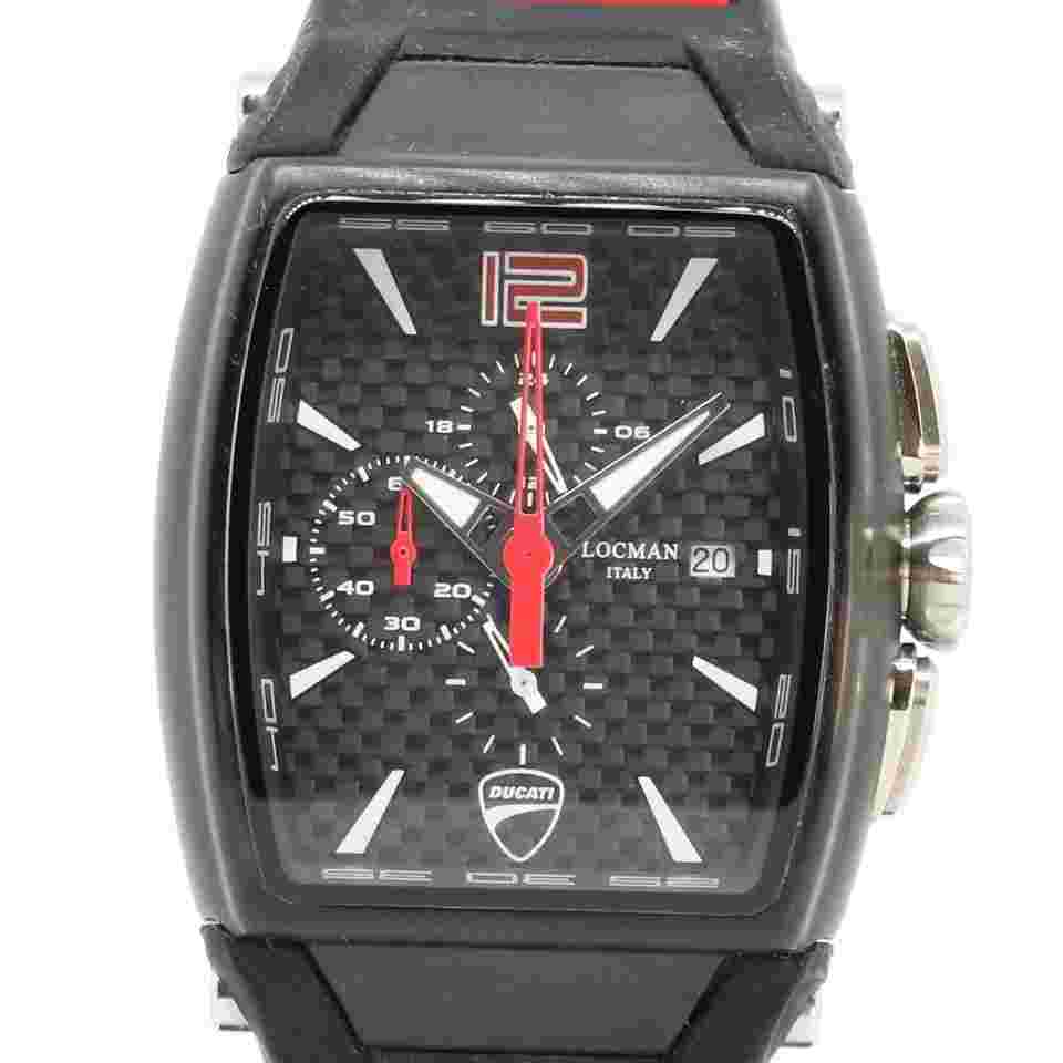 Locman Nuovo Ducati in Acciaio D550K09S-BKCBRDSR LIMITED EDITION PARI AL NUOVO! Condizioni Perfette