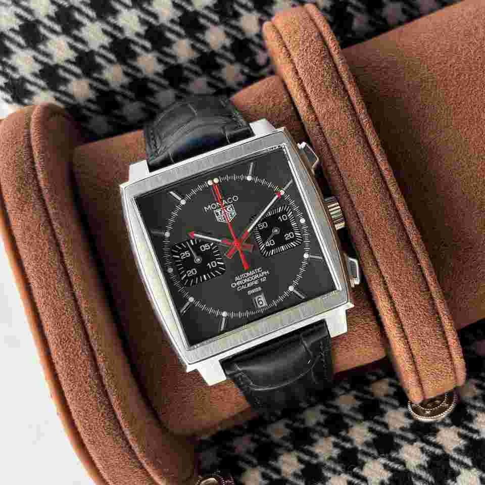 TAG Heuer Monaco Calibre 12 Final Edition CAW211J.FC6476 39mm Grey Dial Circa 2021 Preowned Full Set