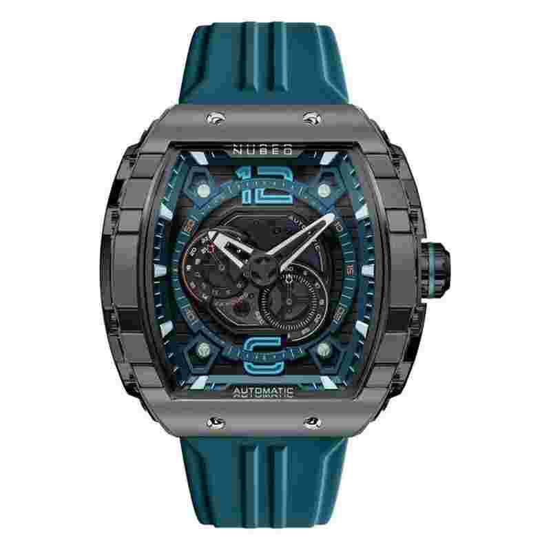 Nubeo Montre Magellan 24H Automatic Retro Blue NB-6087-07