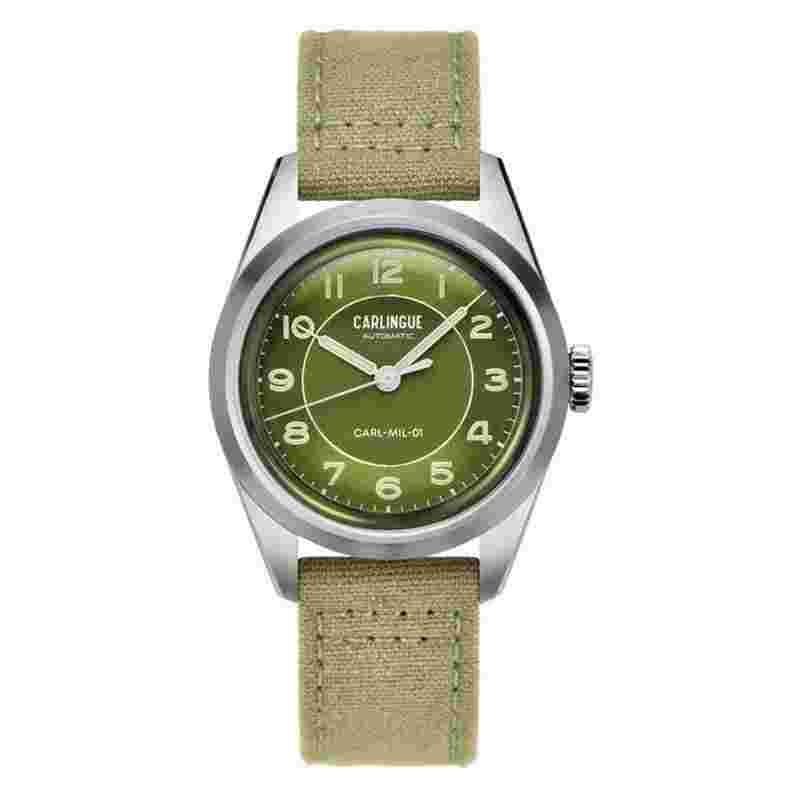 Carlingue Montre Military 01 Vert CT-003-D