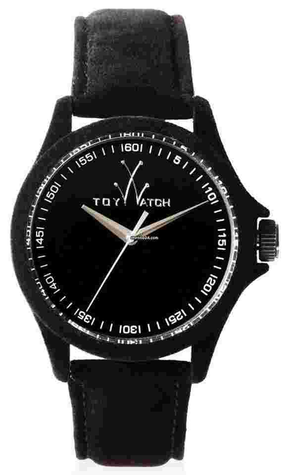 ToyWatch Sartorial Black Velvet Touch Womens Strap Watch PE01BK