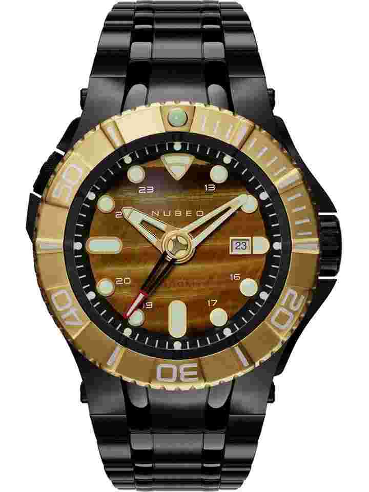 Nubeo NB-6054-11 Herrenuhr Manta Automatik 54mm 30ATM