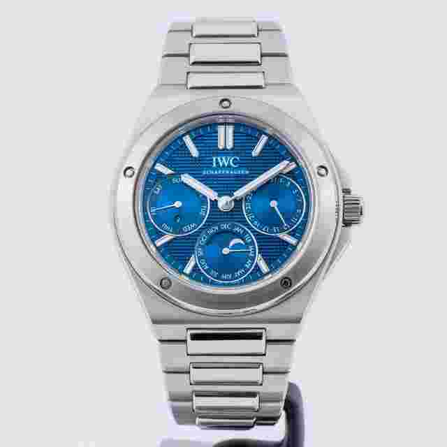 IWC Ingenieur Perpetual Calendar 41 Blue Dial Stainless Steel 41.6mm (IW344903) - FULL SET Box & Papers April 2025