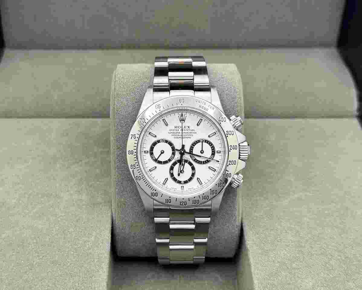 Rolex Daytona Cosmograph Zenith 16520 40mm White Dial Stainless Steel