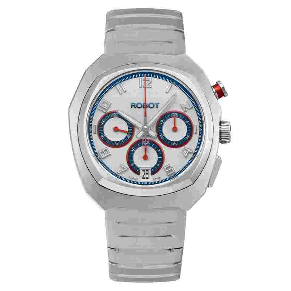 Robot One Silver Automatic 42.7 x 45 mm