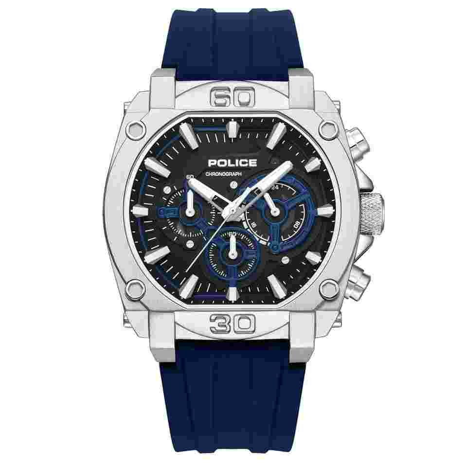 Police PEWGO0092904 Herrenuhr Quarz Chronograph Norwood Blau