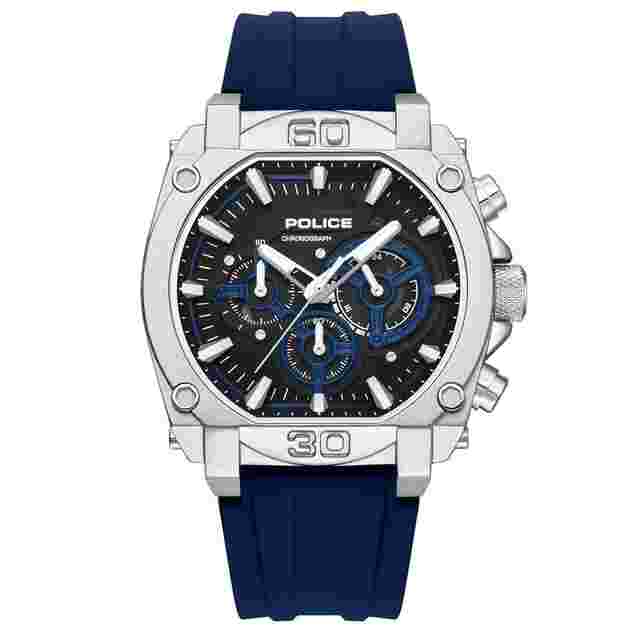 Police PEWGO0092904 Herrenuhr Quarz Chronograph Norwood Blau