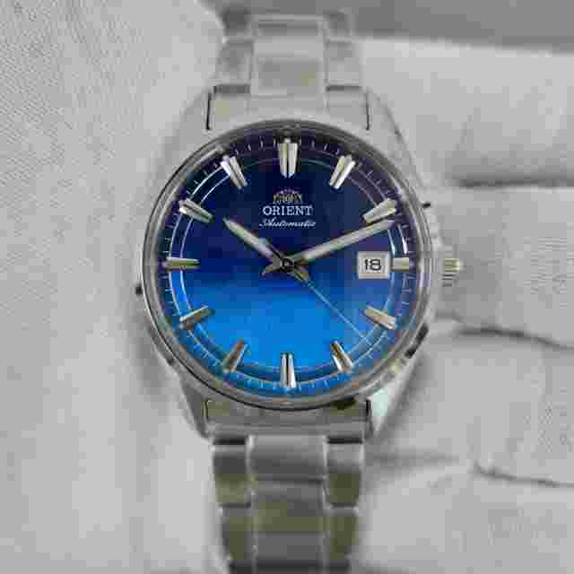Orient Bambino Contemporary Stretto Date RA-AC0R09L Limited Edition (2300 PCS) Blue Dial 38.5mm Watch New Release 2026 Full Set Men's Watch
