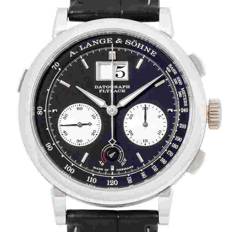 A. Lange & Söhne Datograph 'Auf-Ab Flyback' Herrenuhr Ref 405.035. Box und Papiere 2017.