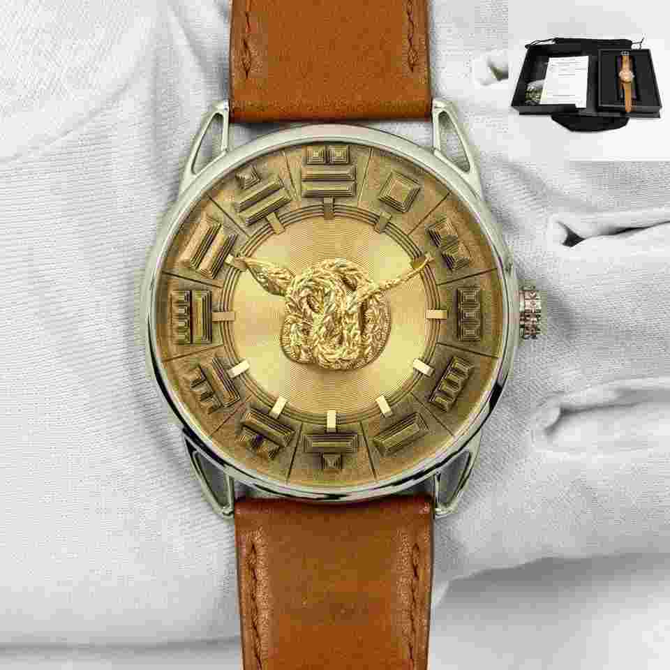 De Bethune DB25 2021 De Bethune Quetzalcoatl DB25AWY 44MM White Gold Case Gold Dial Box PapersDB25 Quetzalcoatl