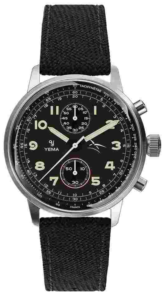 Yema Flygraf Bi-Compax French Air Force Black YMHF1582AA-AA
