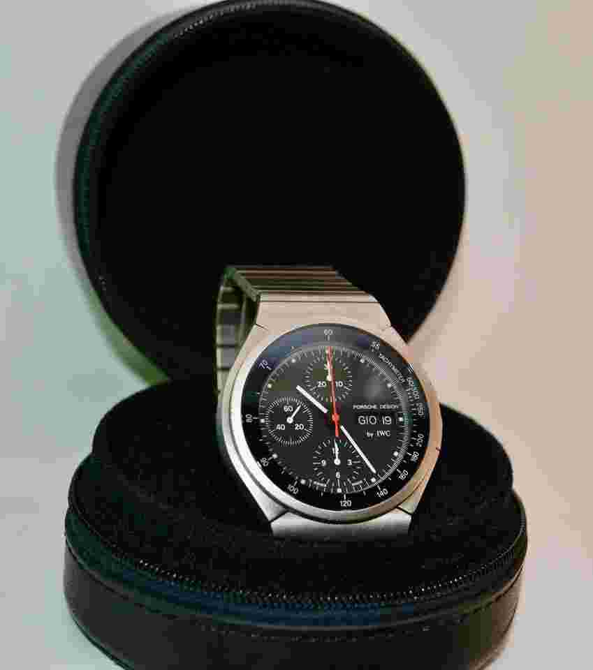 IWC Porsche Design Chronograph Titanium 3702-002 Full Set Top Condition