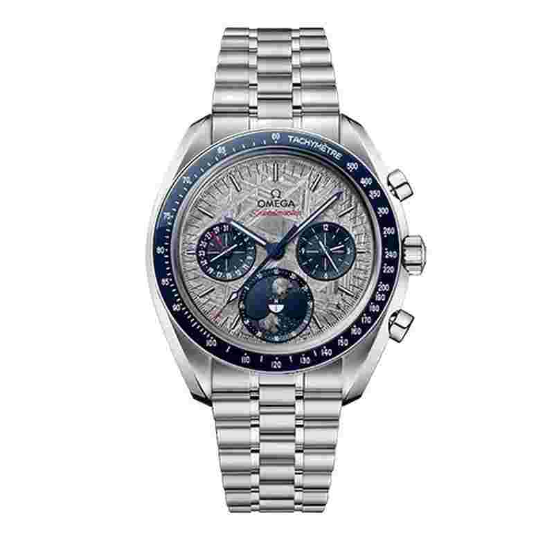 Omega Speedmaster Moonphase Two counters Speedmaster Moonphase Co-Axial Master Chronometer Chronograph 43mm Steel on Steel - 304.30.43.52.06.001