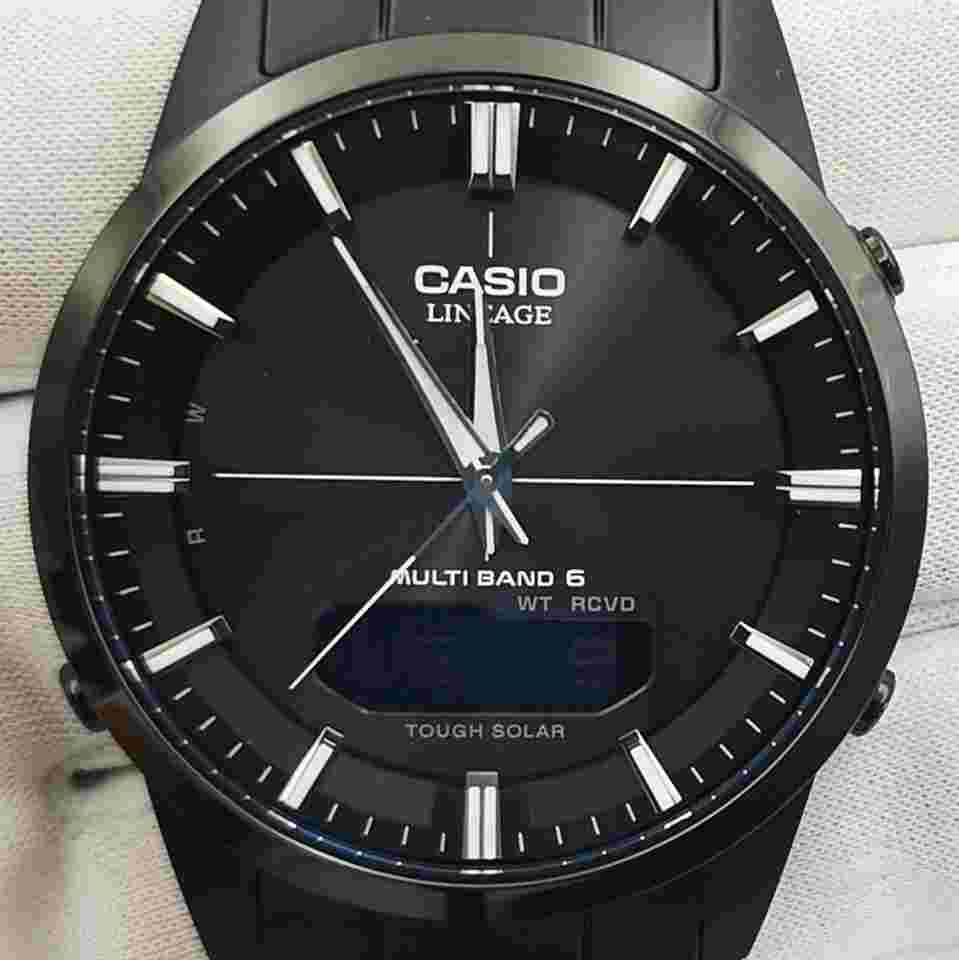 Casio LINEAGE LCW-M170DB-1AJF Black Solar Atomic Radio Men's Watch New in Box
