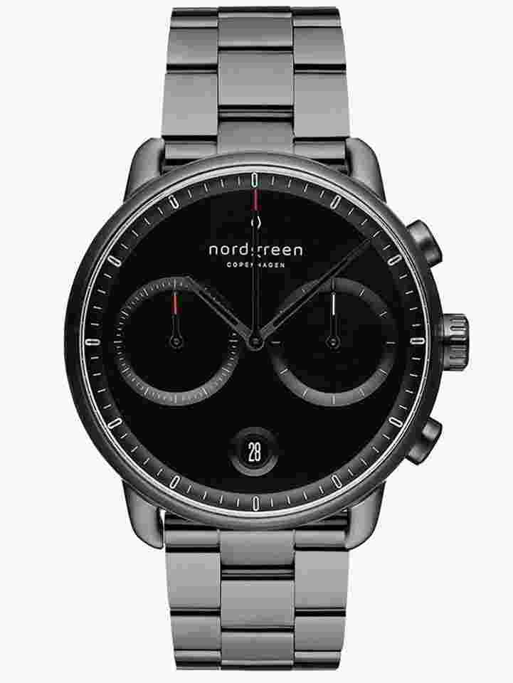 Nordgreen PI42GM3LGUBL Herrenuhr Pioneer Chronograph 42mm 10ATM