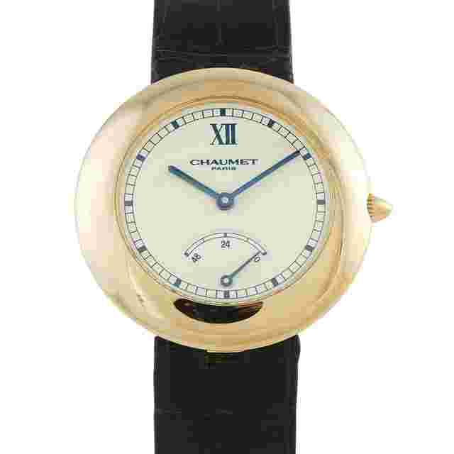 Chaumet Power Reserve Pebble Yellow Gold Watch 12A