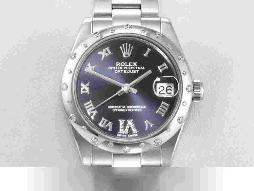 Rolex Datejust 31 31mm 178344 2015 Stahl Weissgold 750 Diamanten Automatik