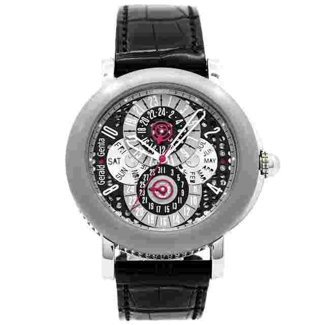 Gérald Genta Perpetual Calendar GMT - Inventory 8809