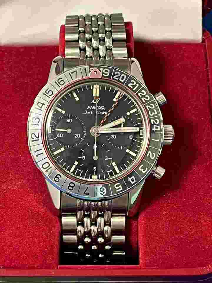 Enicar Jet Graph Raro Full Set