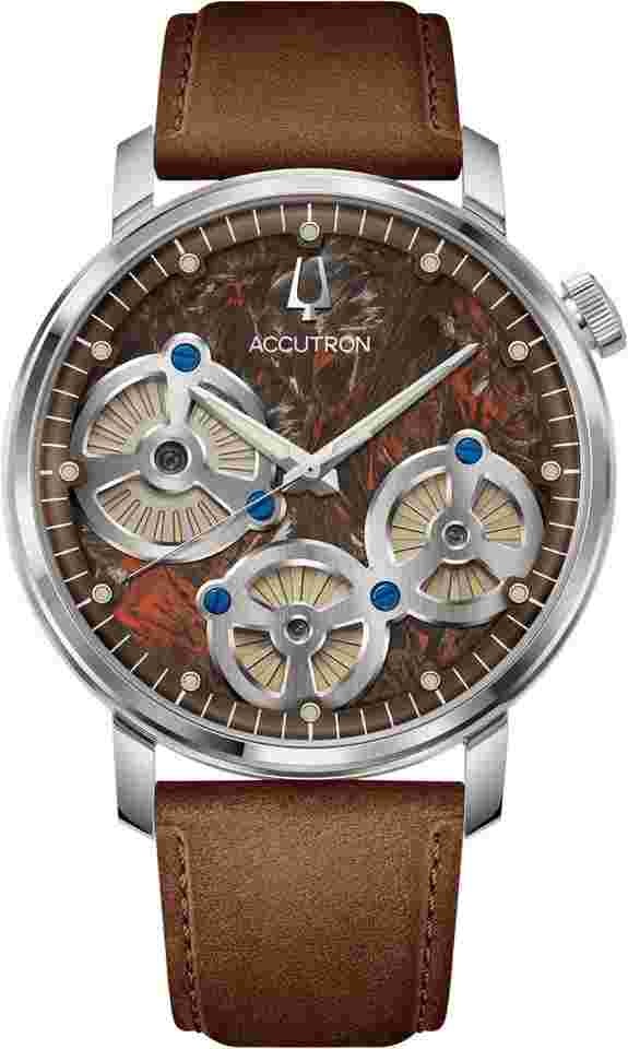 Accutron 26A214 Forged Carbon Brown