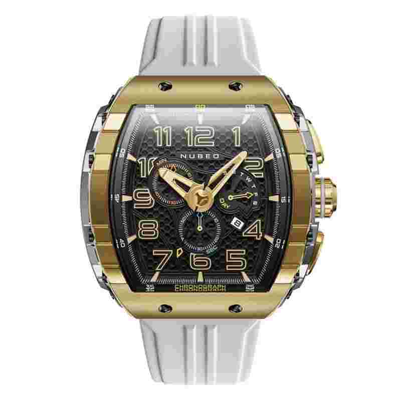 Nubeo Montre Magellan Chronograph Retrograde White Gold NB-6088-06