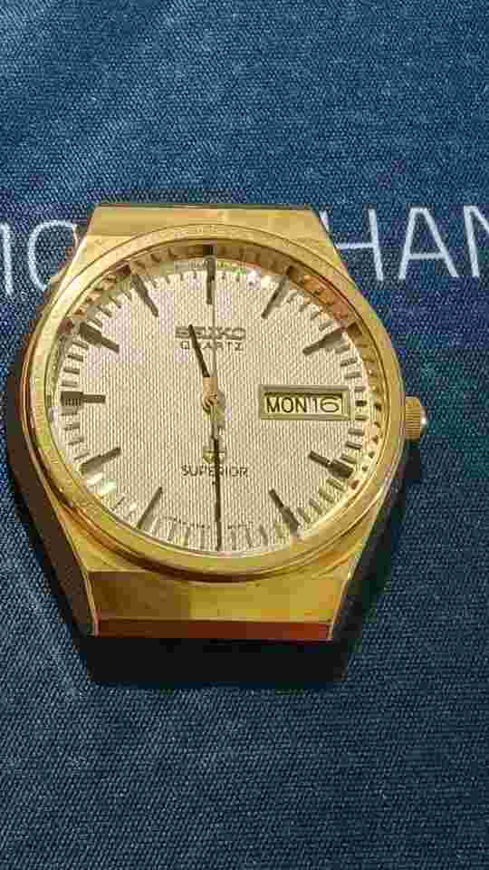 Seiko Superior Vintage Seiko Superior Quartz From Japan W181 SEIKO Superior Quartz 4883-8100 REF QNL824 ***Serviced***
