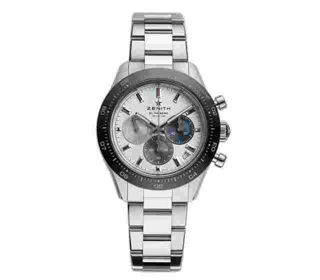 Zenith Chronomaster Sport 41mm Sport Chrono Ceramic Bezel White Dial