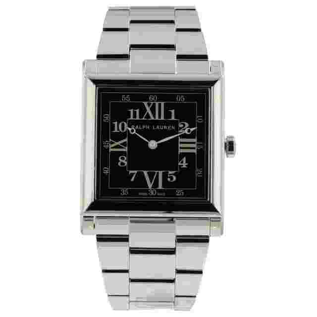 Ralph Lauren NEW Ralph Lauren 867 Black Dial Stainless Steel 35mm Automatic Men's Watch