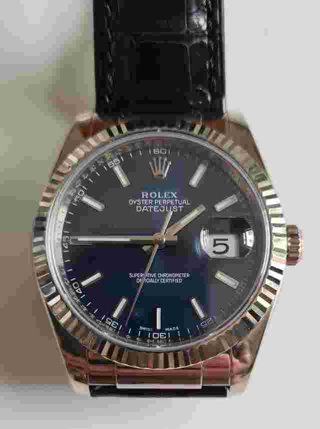 Rolex Datejust 36 18K Weissgold Automatik Oyster Perpetual