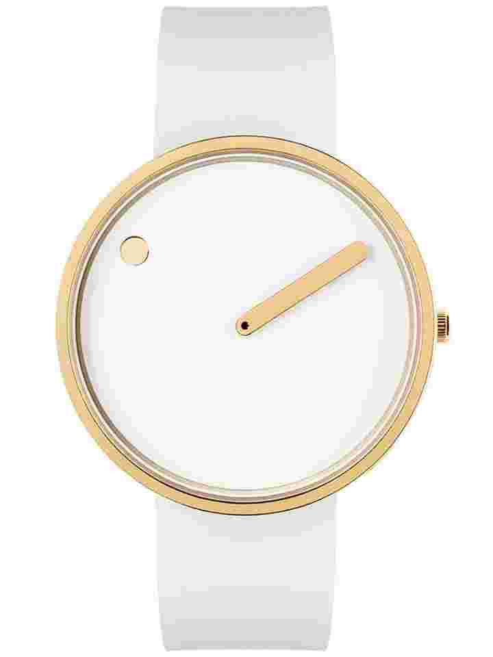 PICTO 43321-0220G White Silicone Unisex 40mm 5ATM
