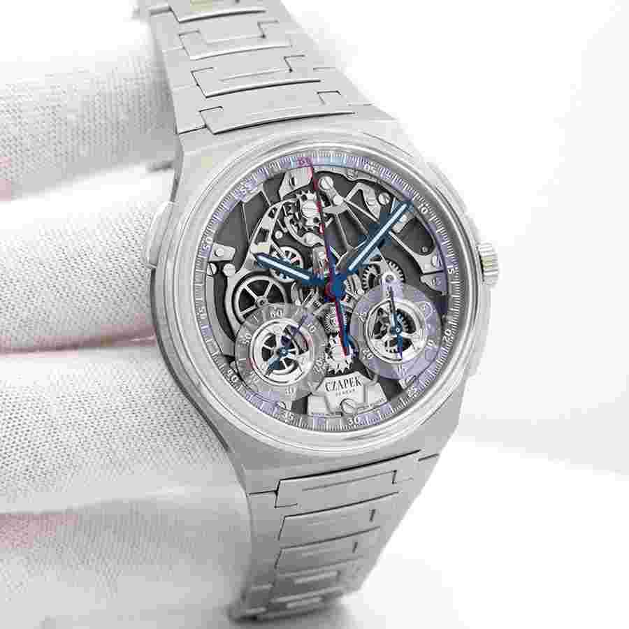 Czapek & Cie 1613-RT Antarctique Rattrapante Chronograph Skeleton Limited Edition - Limited to 99 Pieces