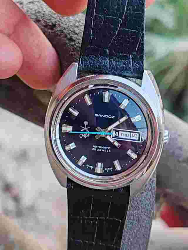 Sandoz King Faysal Day-Date - vintage - Rare